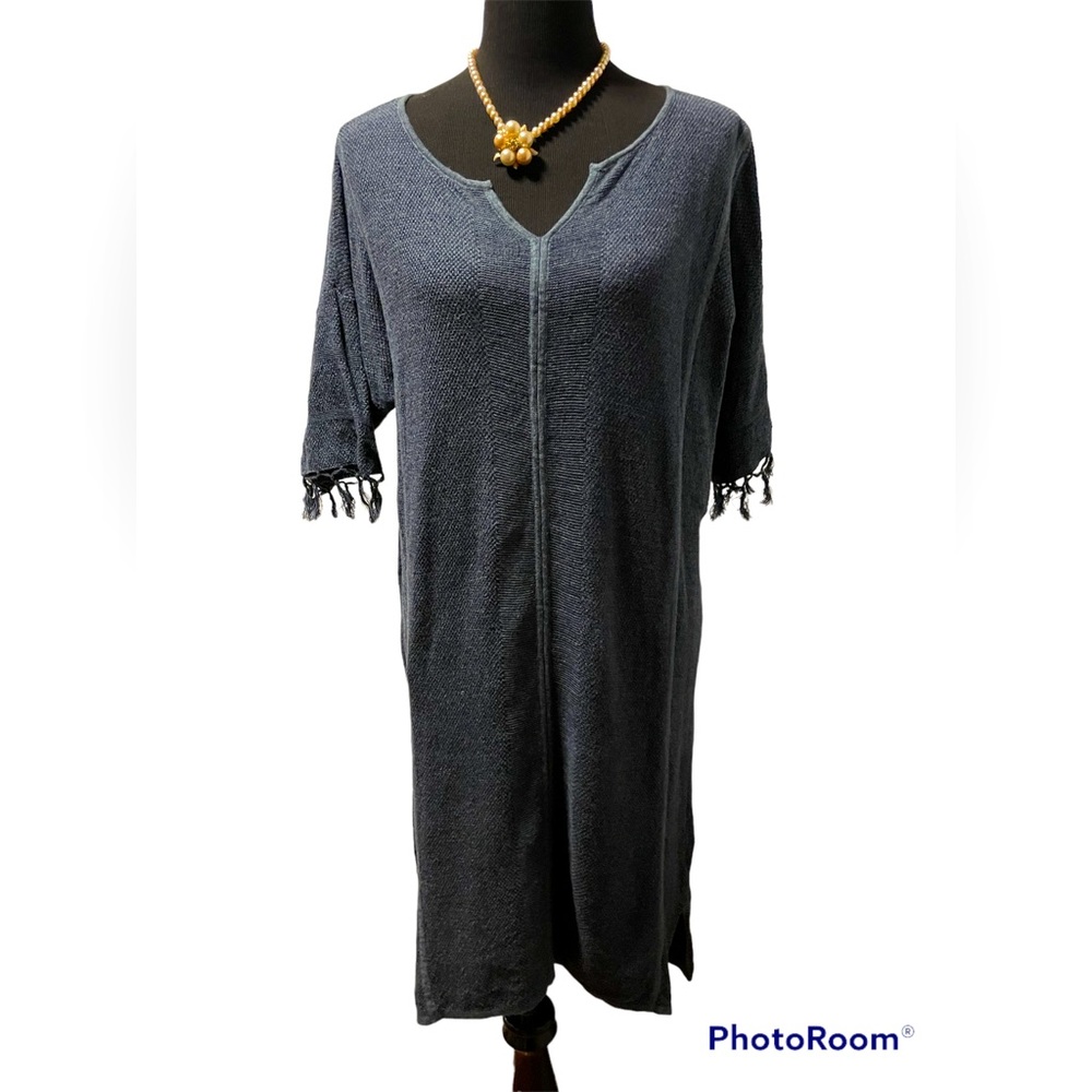 WRAP London linen blend dress